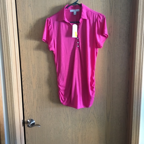 NWT French Laundry Lightweight Polo Top - Picture 3 of 5